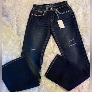 *NWT* Sexy Couture Size 5 Women’s Bedazzled Bootcut Jeans